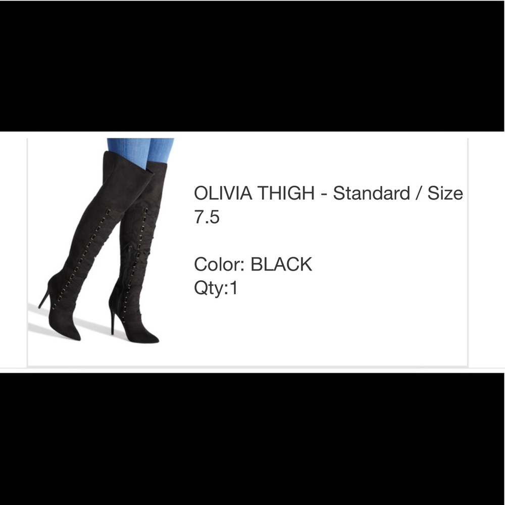 Olivia Thigh High Corset Boots - Heels